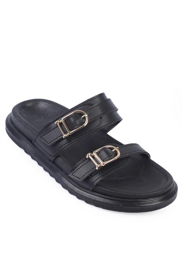 Capone Outfitters 30201 Women Black Sandal