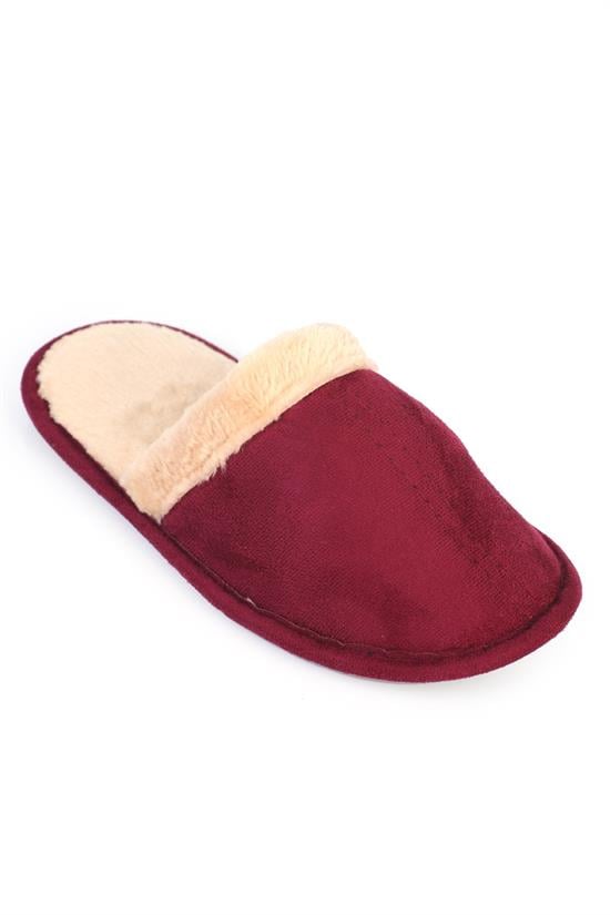Capone Outfitters 385 Women Burgundy Slipper
