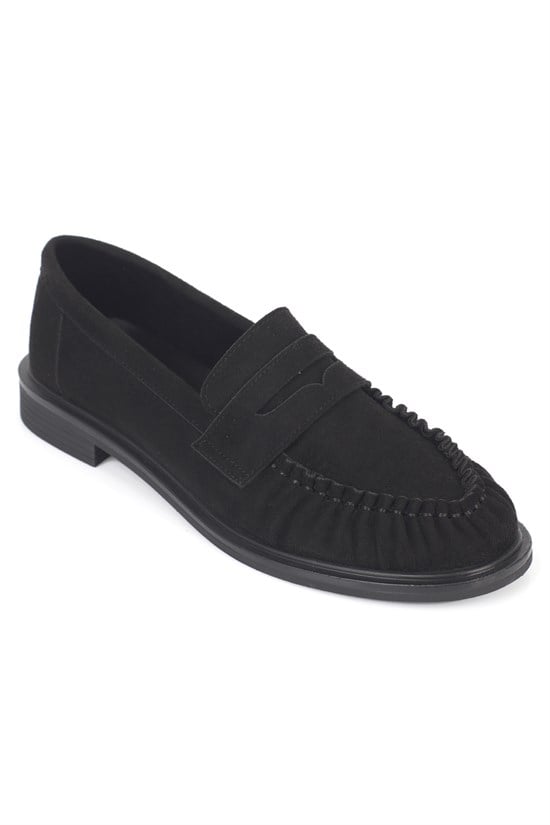 Capone Outfitters 401 Women Sued Black Loafer