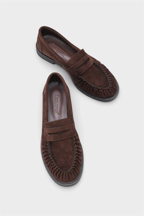 Capone Outfitters 401 Women Sued Brown Loafer image 3