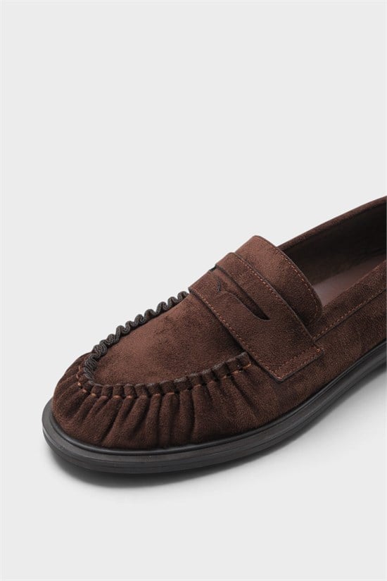 Capone Outfitters 401 Women Sued Brown Loafer image 5