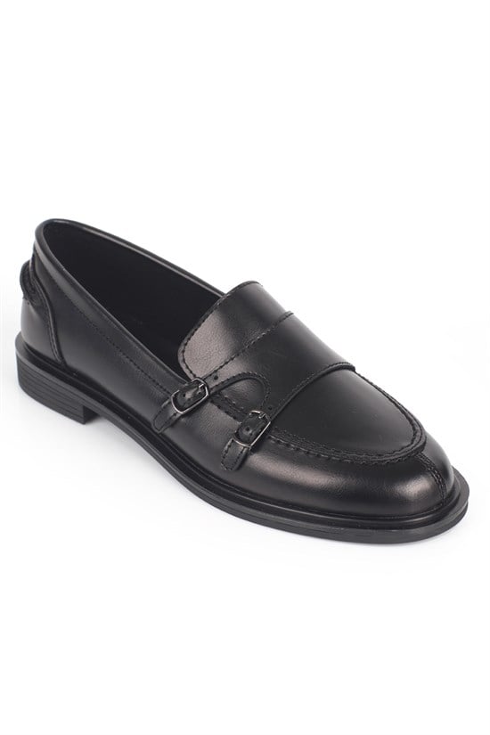 Capone Outfitters 402 Women Black Loafer