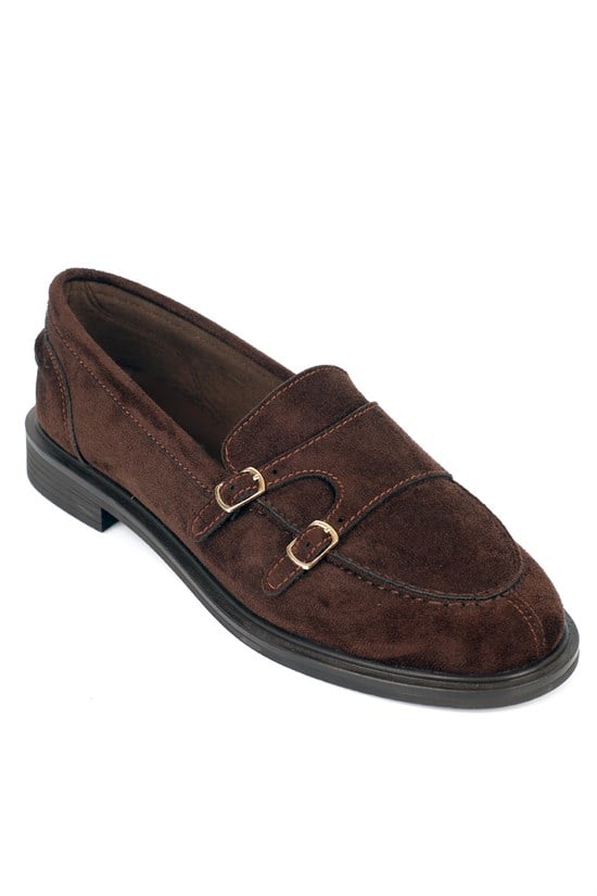 Capone Outfitters 402 Women Sued Brown Loafer