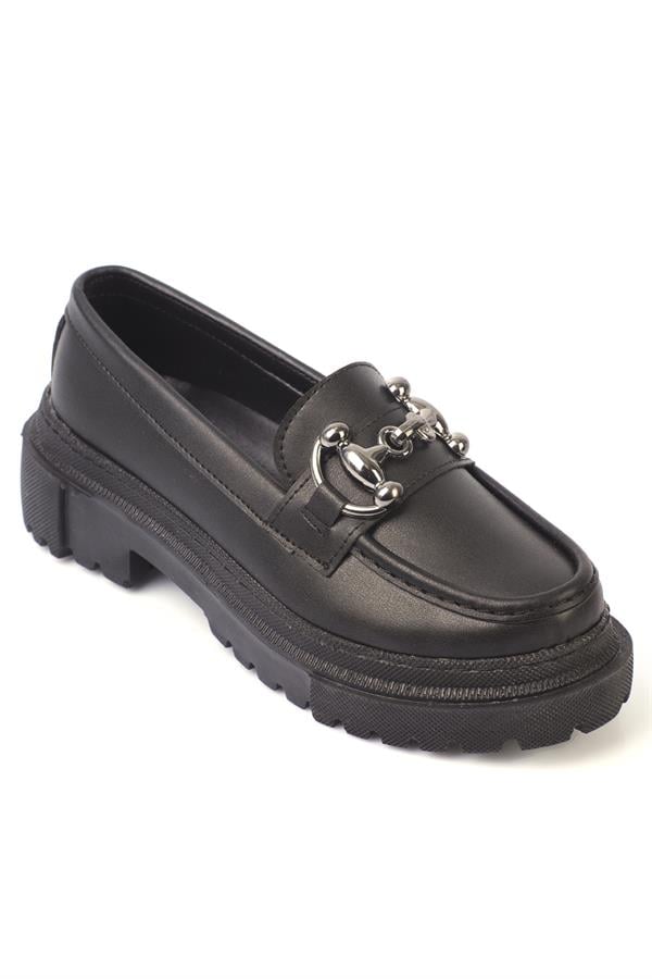 Capone Outfitters 501 Women Black Loafer