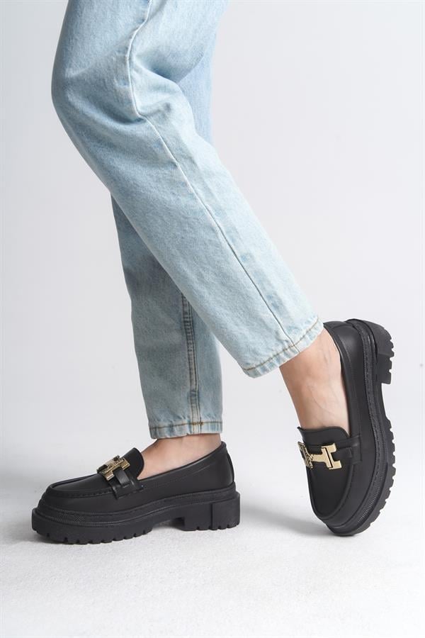 Capone Outfitters 502 Women Black Loafer image 3