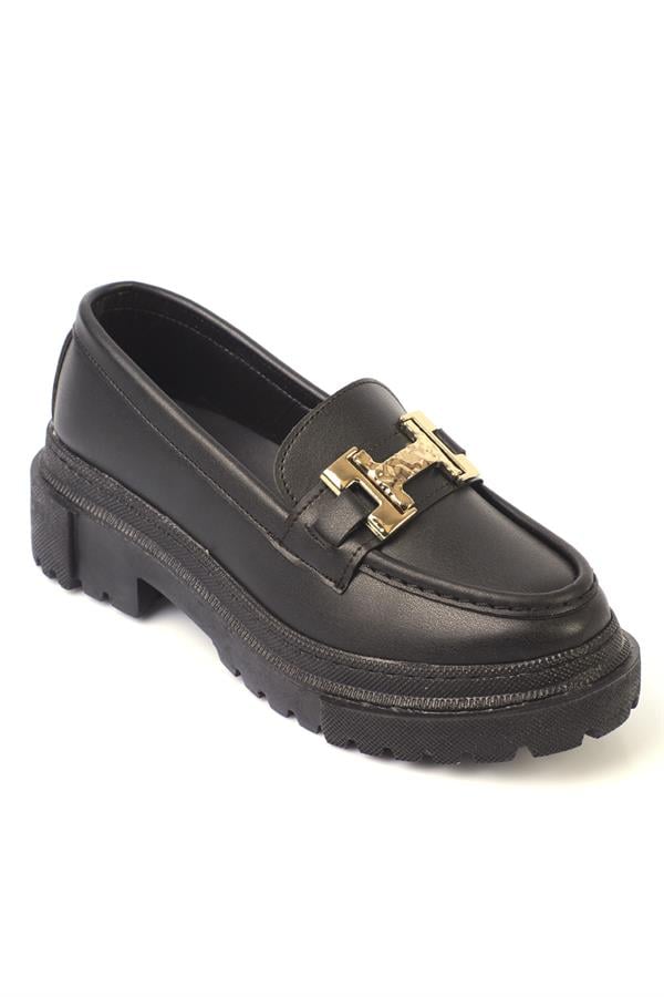 Capone Outfitters 502 Women Black Loafer