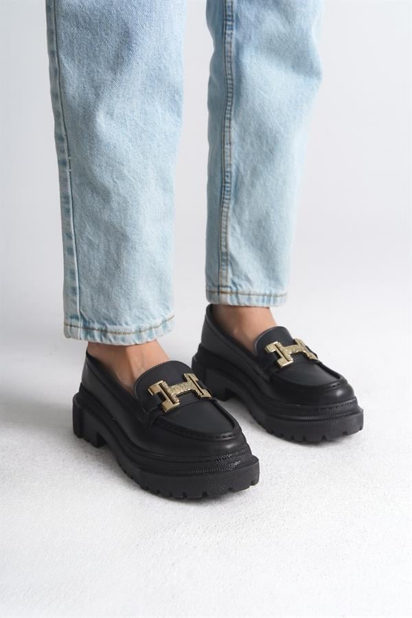 Capone Outfitters 502 Women Black Loafer image 2