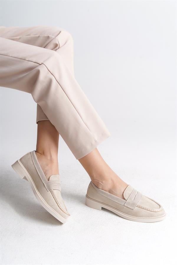 Capone Outfitters 503 Women Beige Loafer image 2