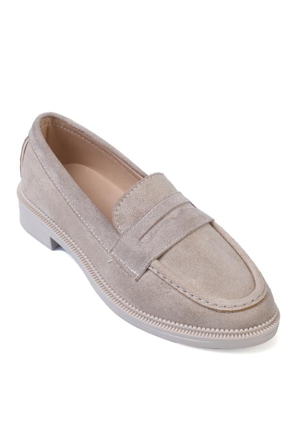 Capone Outfitters 503 Women Beige Loafer
