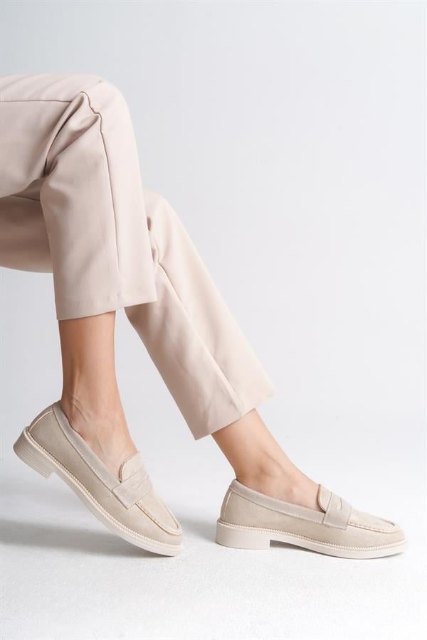 Capone Outfitters 503 Women Beige Loafer image 3