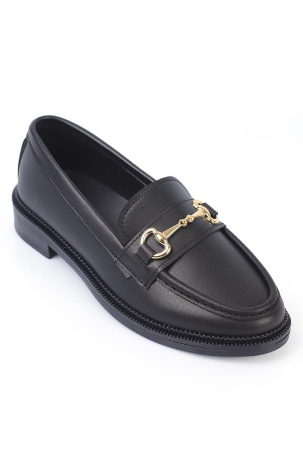Capone Outfitters 504 Women Black Loafer