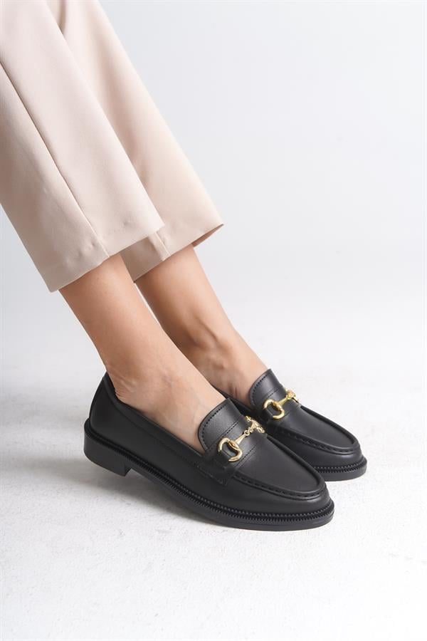 Capone Outfitters 504 Women Black Loafer image 2