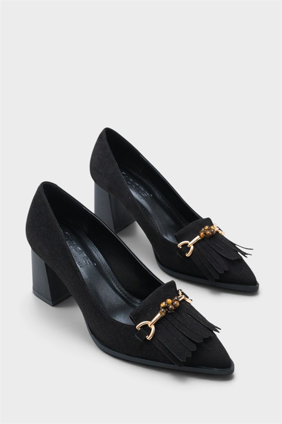 Capone Outfitters 603 Women Sued Black Heeled image 3