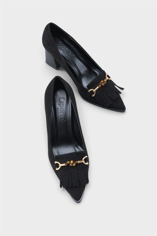 Capone Outfitters 603 Women Sued Black Heeled image 4