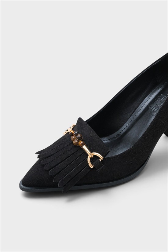 Capone Outfitters 603 Women Sued Black Heeled image 6
