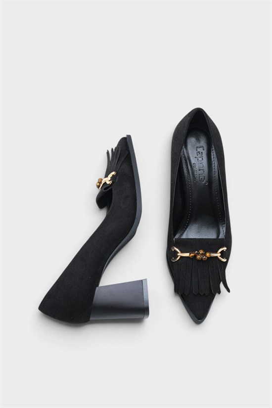 Capone Outfitters 603 Women Sued Black Heeled image 5