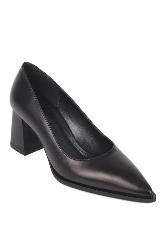 Capone Outfitters 606 Women Black Heeled