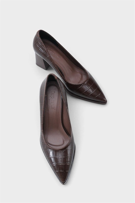 Capone Outfitters 606 Women Brown Heeled image 4