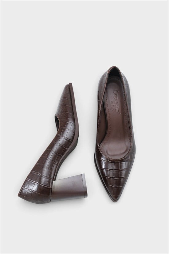 Capone Outfitters 606 Women Brown Heeled image 5