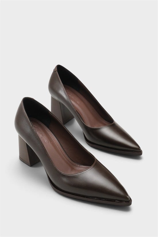 Capone Outfitters 606 Women Brown Heeled image 3