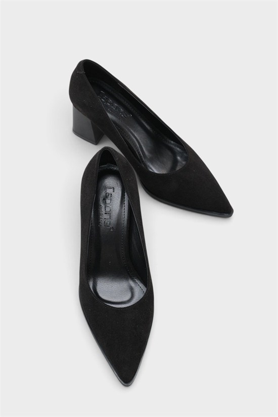 Capone Outfitters 606 Women Sued Black Heeled image 5