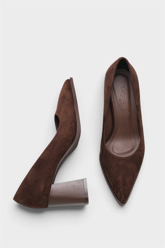 Capone Outfitters 606 Women Sued Brown Heeled image 5