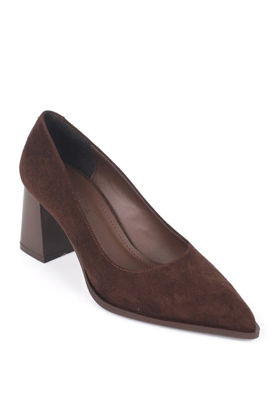 Capone Outfitters 606 Women Sued Brown Heeled