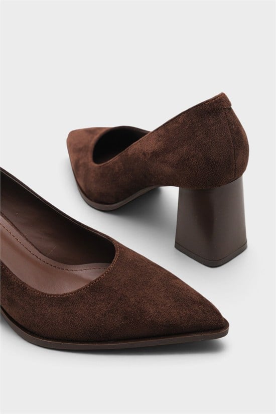 Capone Outfitters 606 Women Sued Brown Heeled image 6