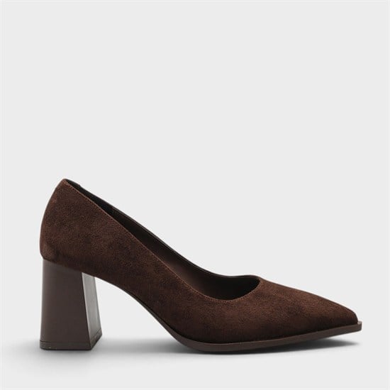 Capone Outfitters 606 Women Sued Brown Heeled image 2