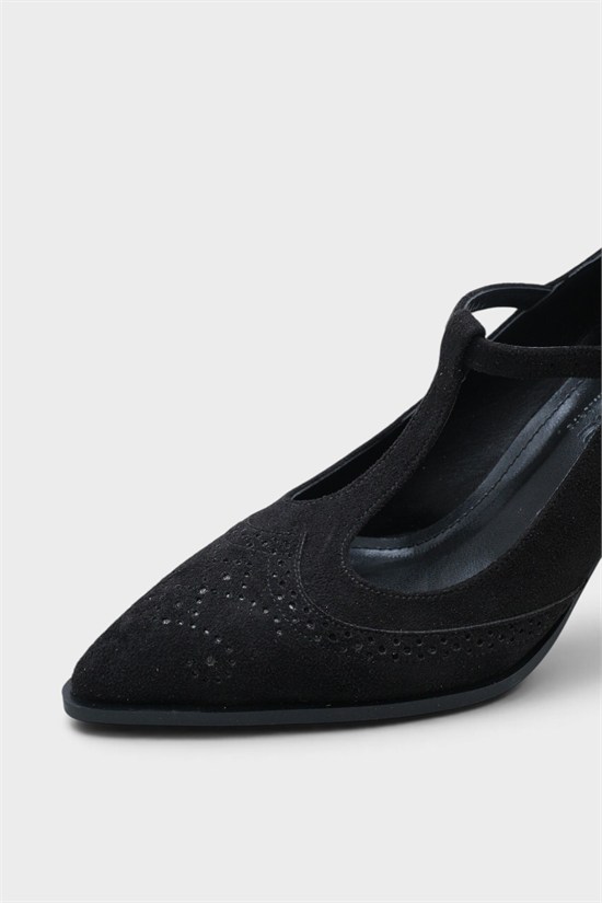 Capone Outfitters 608 Women Sued Black Heeled image 6