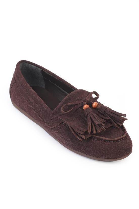 Capone Outfitters 710 Women Sued Brown Loafer