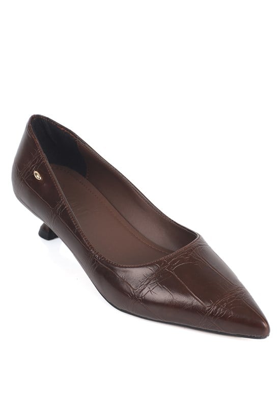 Capone Outfitters 7265 Women Brown Stiletto