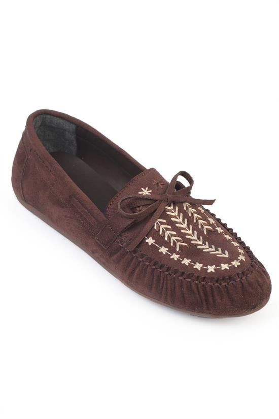 Capone Outfitters 730 Women Sued Brown Loafer
