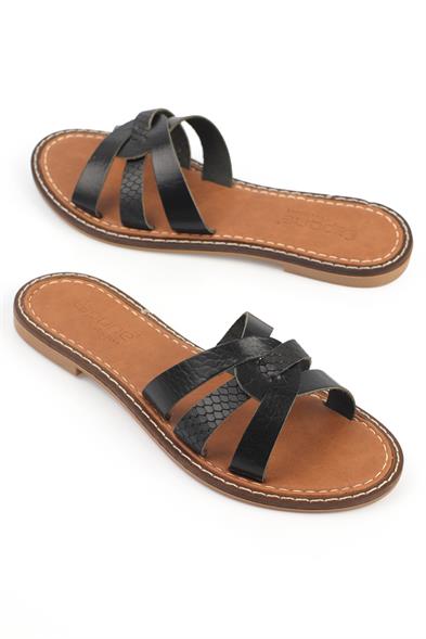 Capone Outfitters 845 Women Black Sandal image 4