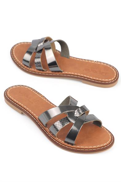 Capone Outfitters 845 Women Platinum Sandal image 3