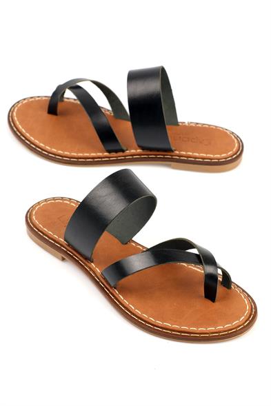 Capone Outfitters 847 Women Black Sandal image 3