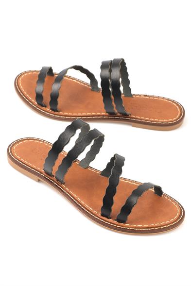 Capone Outfitters 849 Women Black Sandal image 3