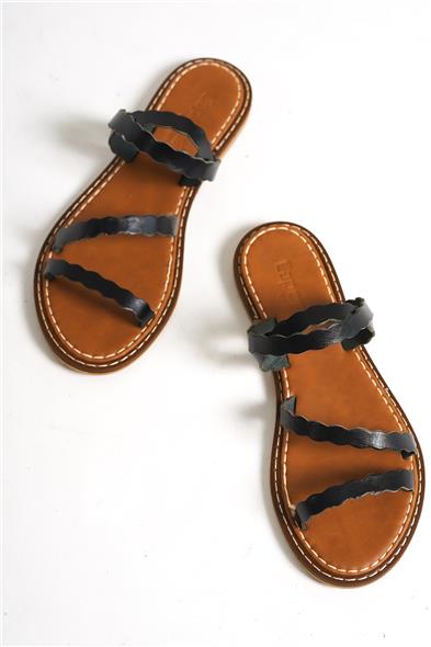 Capone Outfitters 849 Women Black Sandal image 2