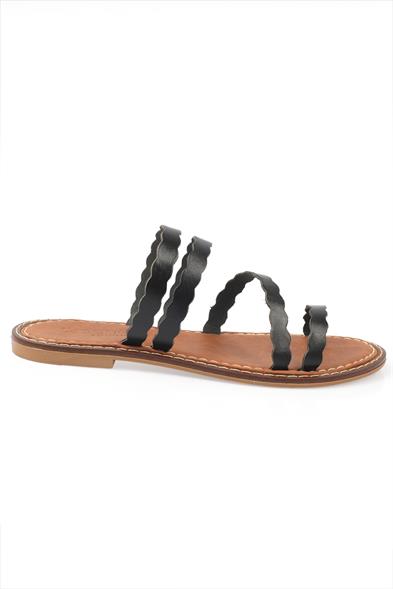 Capone Outfitters 849 Women Black Sandal image 4