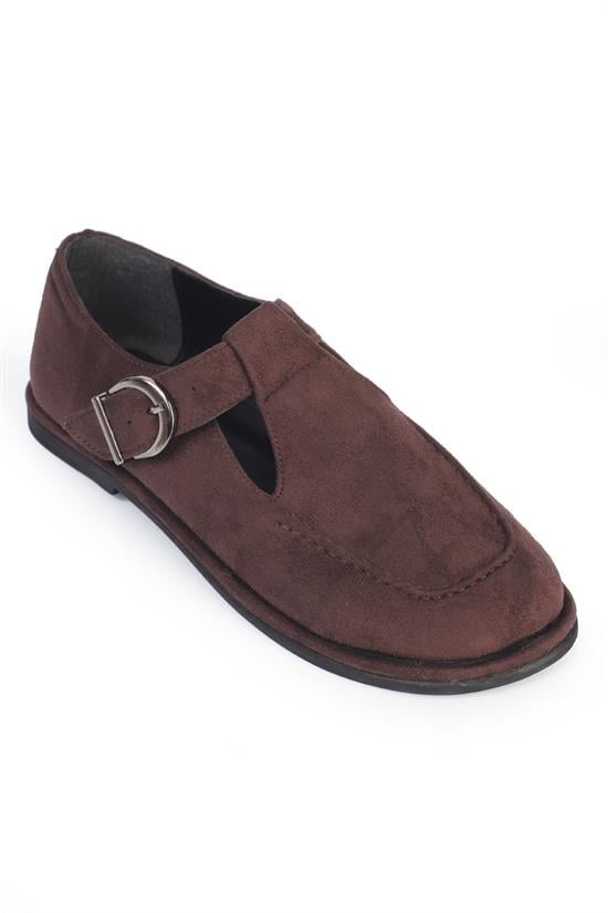 Capone Outfitters 8601 Women Sued Brown Loafer