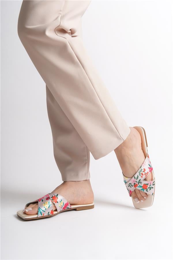Capone Outfitters 8610 Women Beige Sandal image 6
