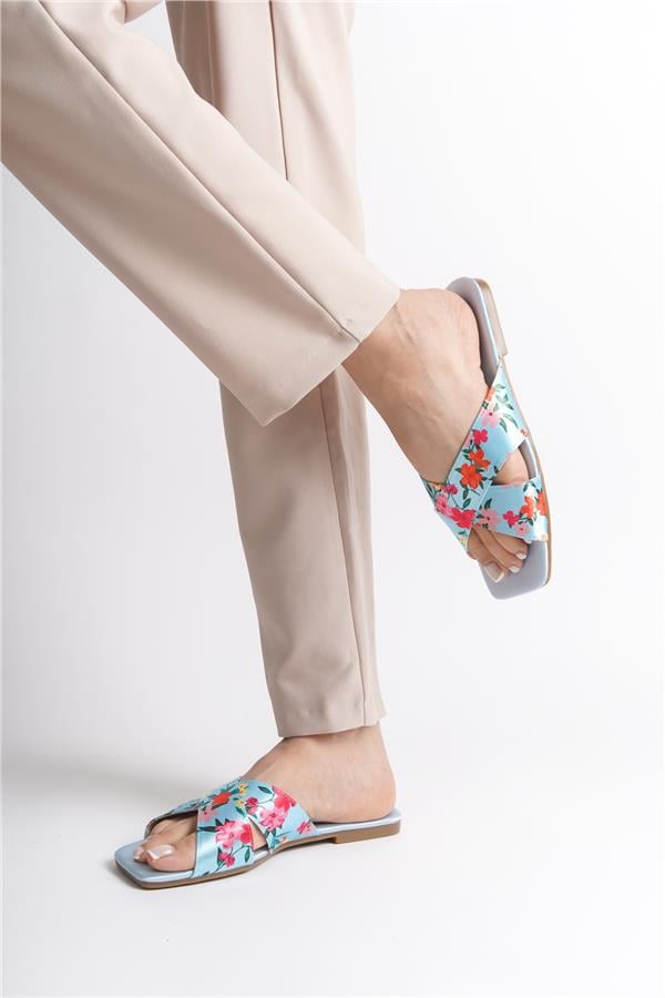 Capone Outfitters 8610 Women Blue Sandal image 6