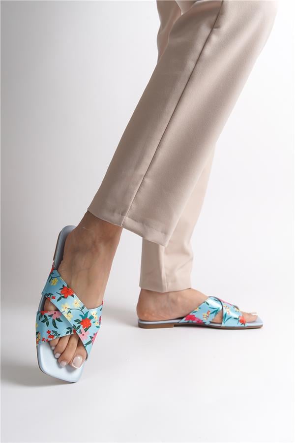 Capone Outfitters 8610 Women Blue Sandal image 5