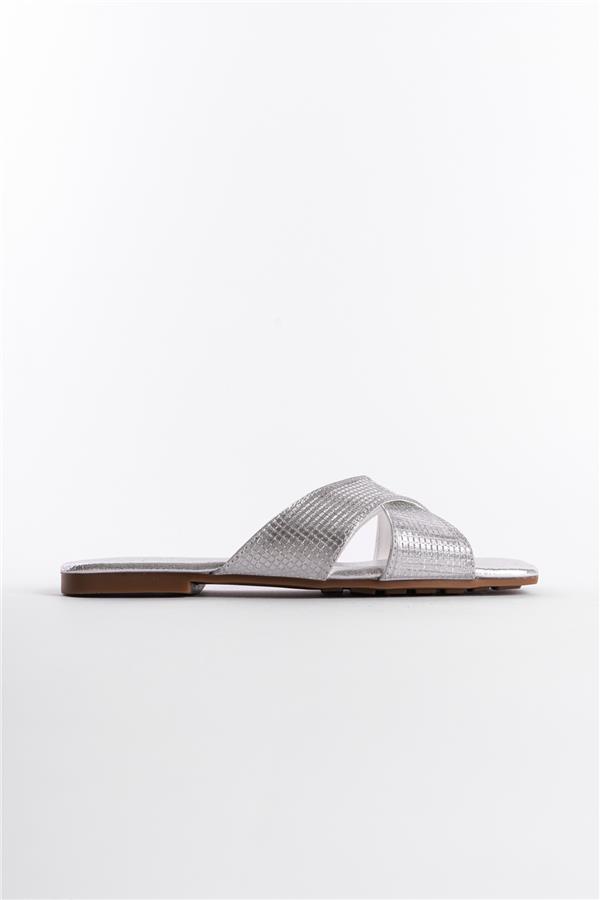 Capone Outfitters 8610 Women Silver Sandal image 3