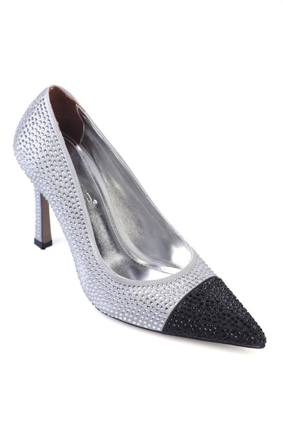 Capone Outfitters 8703 Women Silver Stiletto