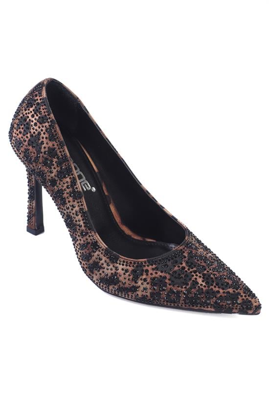 Capone Outfitters 8710 Women Leopard Stiletto