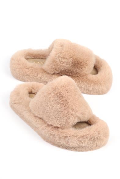 Capone Outfitters Women Mink Plush Wool Lined Indoor Slippers image 5
