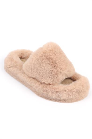 Capone Outfitters Women Mink Plush Wool Lined Indoor Slippers image 3