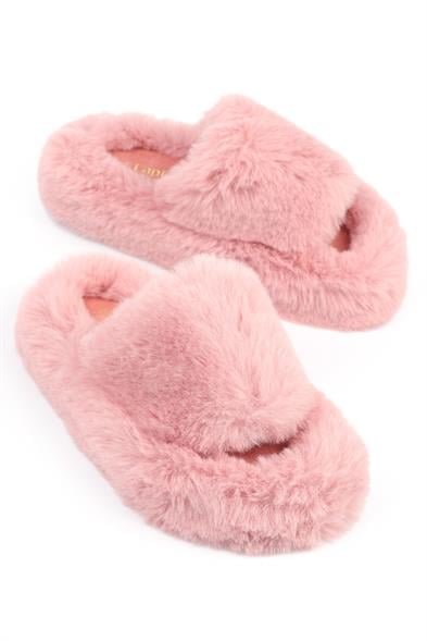 Capone Outfitters Women Powder Plush Wool Lined Indoor Slippers image 5