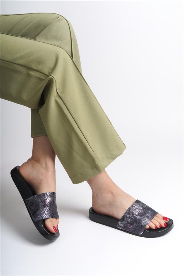 Capone Outfitters 901201 Women Anthracite Grey Sandal image 6